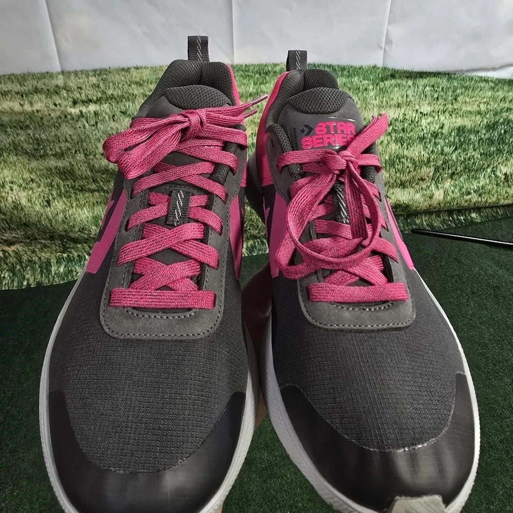 Converse | Star Series Running Sneakers 'Grey and Pink' Mens Size 9.5 - Picture 8 of 14